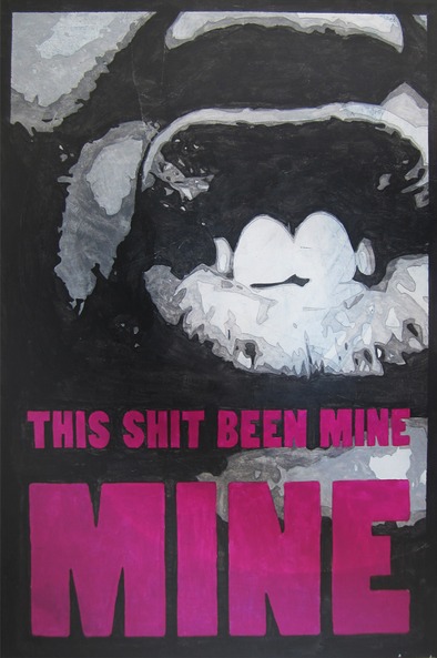 THIS SHIT BEEN MINE  - Kunst und Malerei von Holger Korn