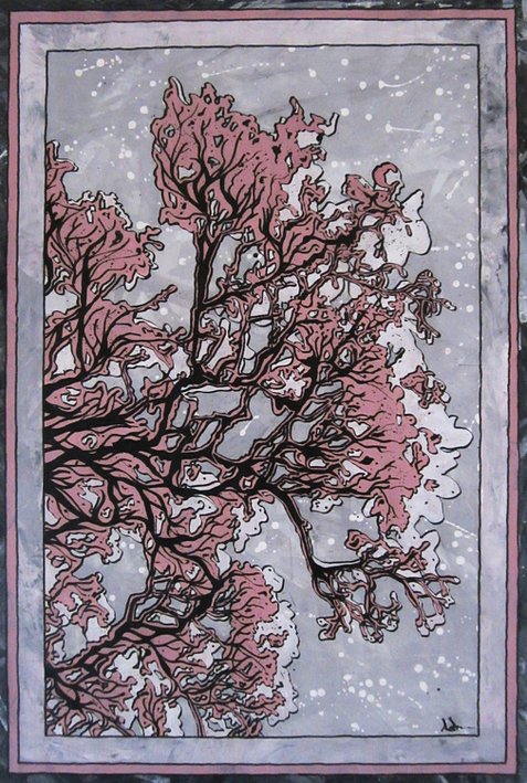 Magnolia No. 2 - Malerei von Holger Korn / Osnabrück