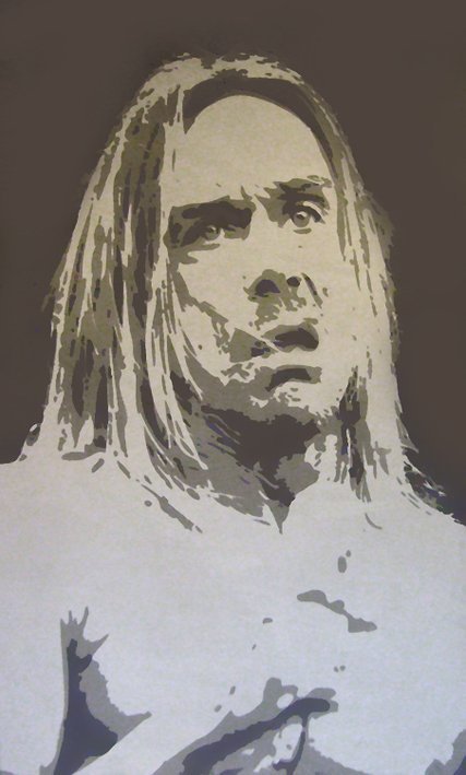 Iggy Pop - Malerei von Holger Korn / Osnabrück