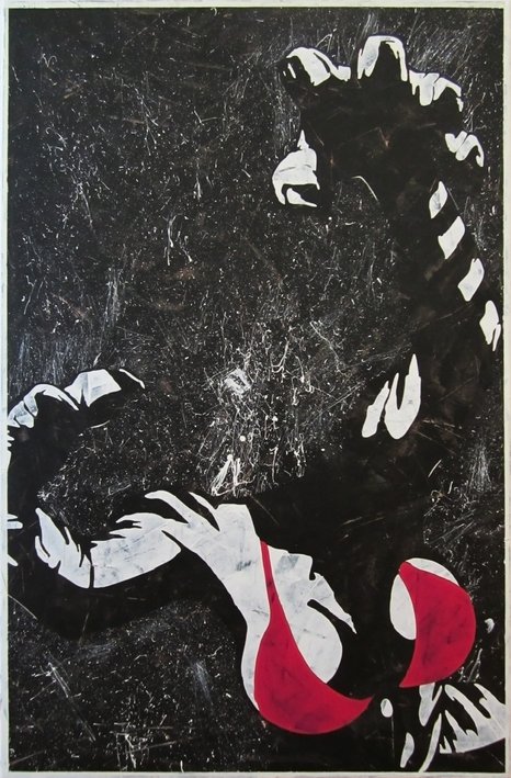 Dark Noir - Tigra - Malerei von Holger Korn / Osnabrück